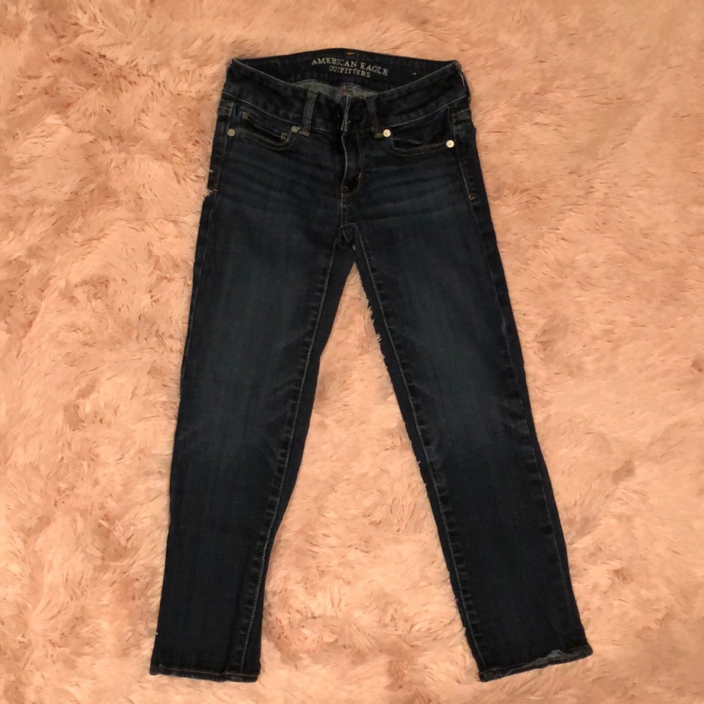 American Eagle Above Ankle Crop Jeans